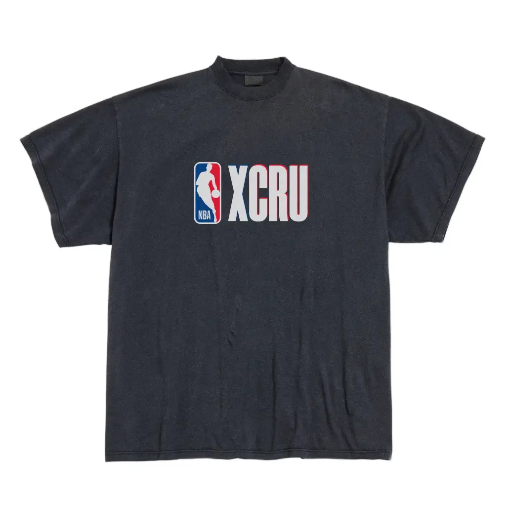 XCRU NBA CLASSIC TEE - BLACK
