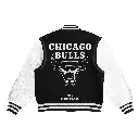 XCRU NBA CHICAGO BULLS VARSITY JACKET - BLACK