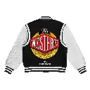 XCRU NBA WESTERN VARSITY JACKET - BLACK