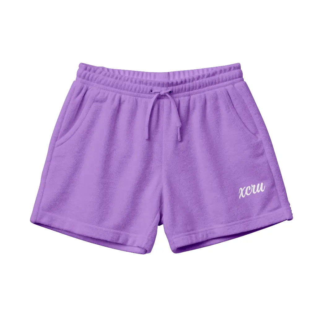 XCRU CLASSIC TERRY SHORTS - LAVENDER