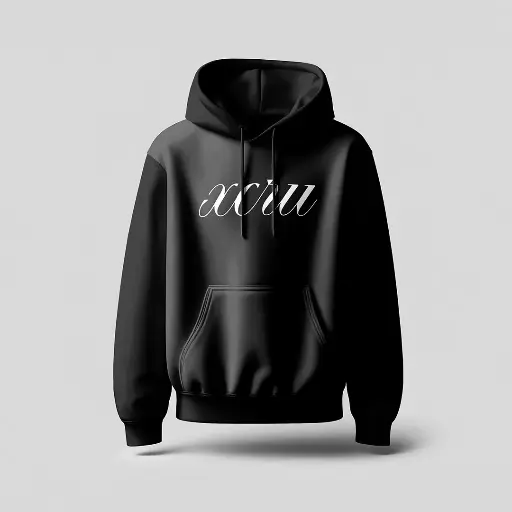 TYPO HOODIE - BLACK 