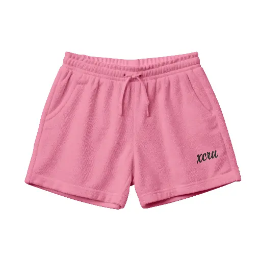 XCRU CLASSIC TERRY SHORTS - FLAMINGO PINK