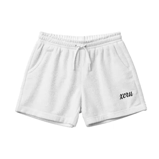 XCRU CLASSIC TERRY SHORTS - WHITE