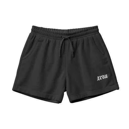 XCRU CLASSIC TERRY SHORTS - BLACK