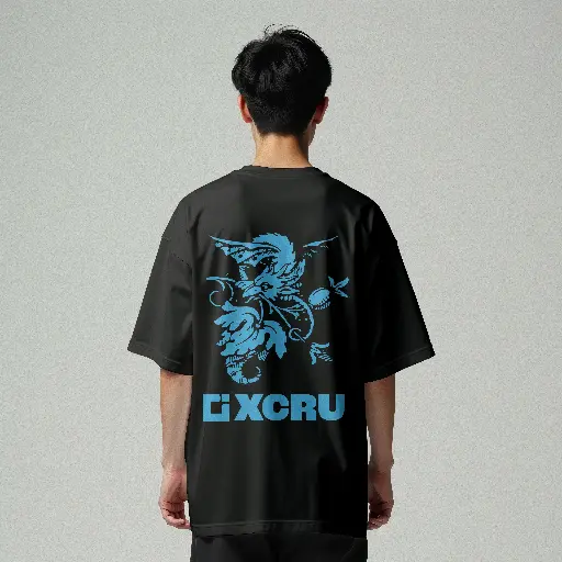 XCRU POR DRAGON TEE - BLACK