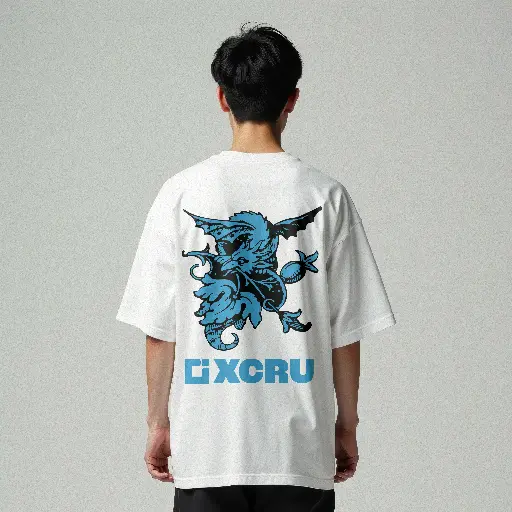XCRU POR DRAGON TEE - WHITE